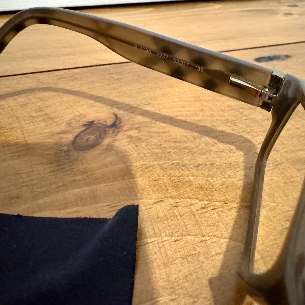 Burberry Rectangular Brown Eyeglasses | Nova Chec… - image 6